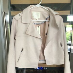 Light pink Anthropologie Moto Jacket